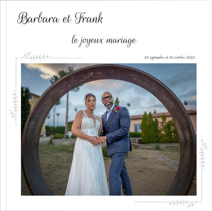 Livre album le mariage de Barbara et Frank